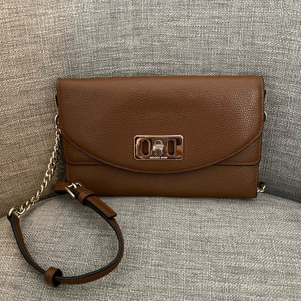 Michael Kors Small Brown Crossbody Purse